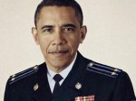 Crimean Prime Minister Sergey Aksyonov tweeted a photoshopped image of President Barack Obama in a Russian military uniform.